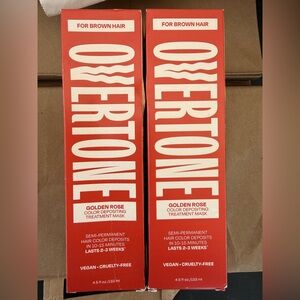 2X Overtone Color Depositing
Treatment Mask - Golden Rose 4.5
Oz. For Brown Hair